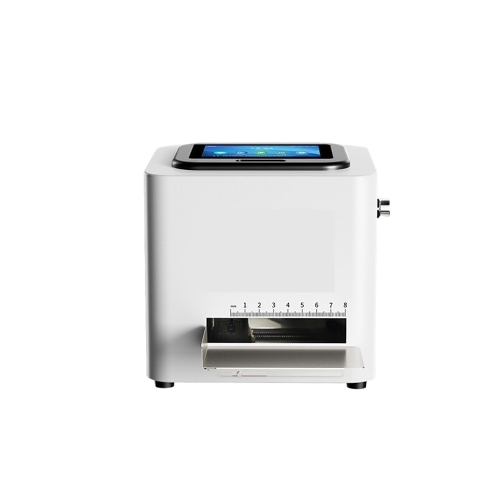 Merhovo One Color Inkjet Printer, Static Tabletop Inkjet Printer 12.7Mm Intelligent Automatic Thermal Expiry Date Batch Qr Bar Code Logo