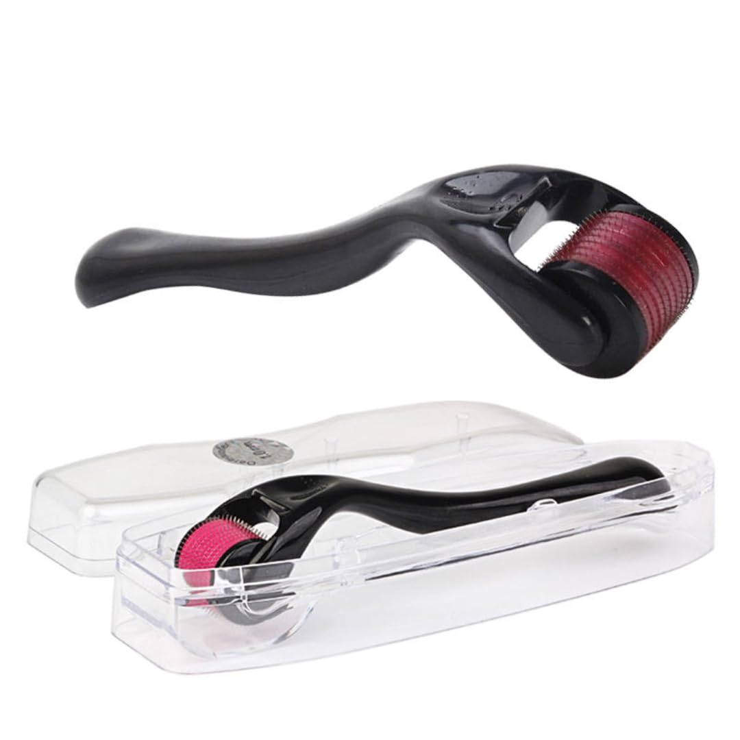 Derma Roller Microneedle Skin and Beard & Hair Growth, Multi-Purpose Beauty Tool (0.75mm)