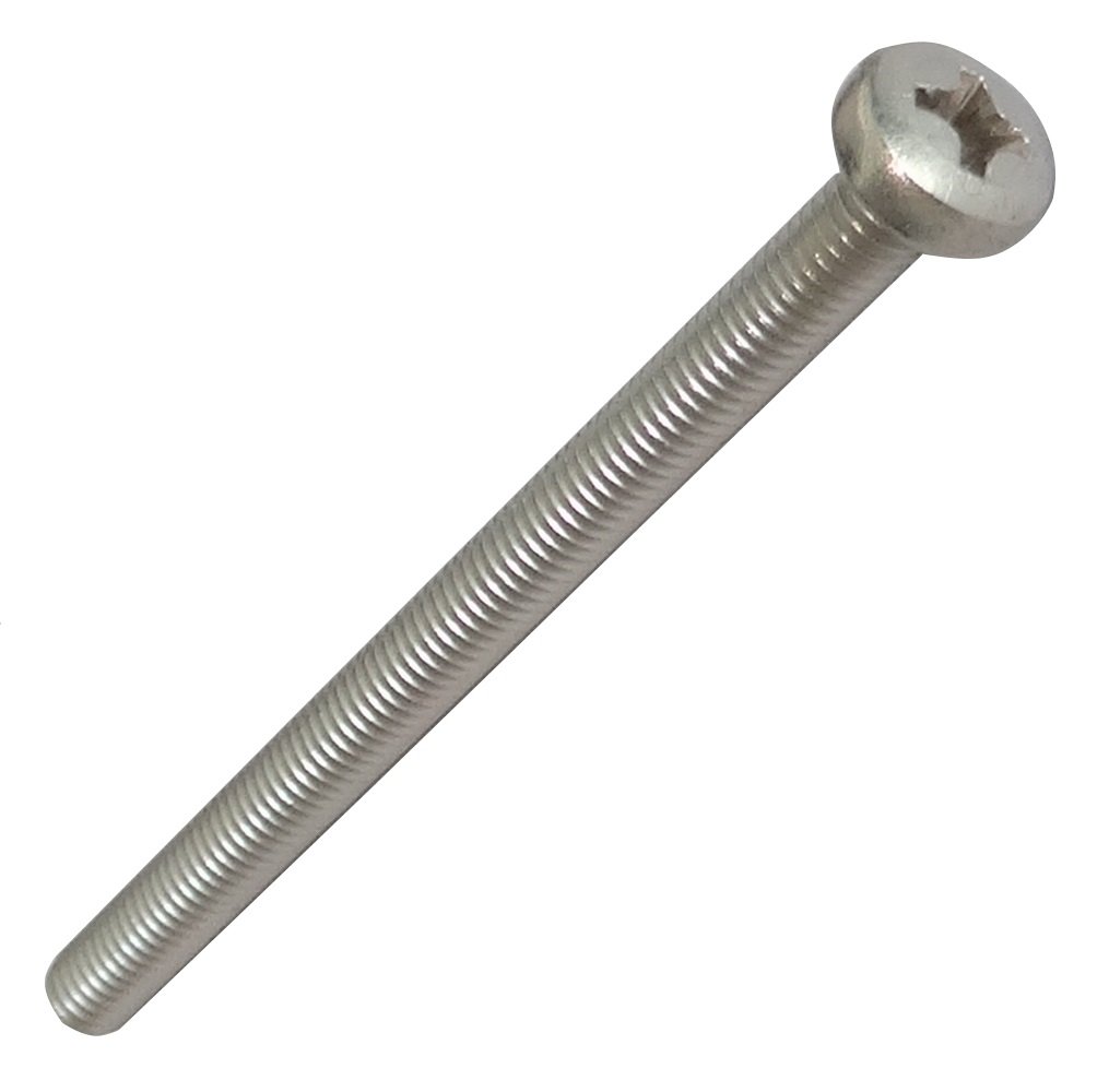 AERZETIX - 10 Bulloni a Testa Cilindrica - M4x60mm - DIN 7985A - Acciaio A2 - Impronta PH2 Croce - C18352