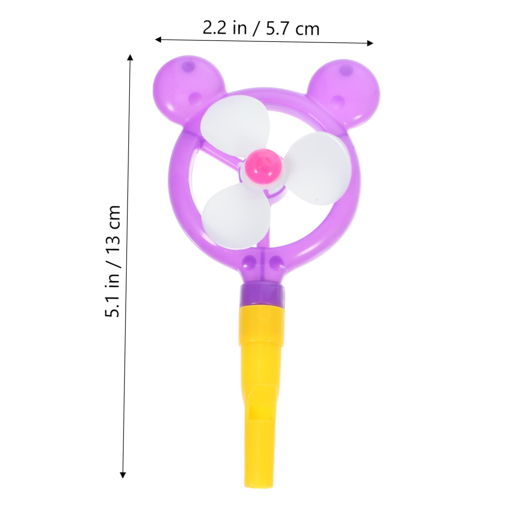 DECOMELODY 12pcs Windmill Whistles Fun Party Favors for Creative Playthings for Games and Celebrations for Indoor Outdoor Activities