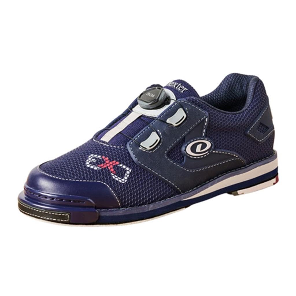 Dexter Mens SST 8 Power Frame BOA ExJ Bowling Shoes - Navy - WIDEWhite/Black 8.0 W US