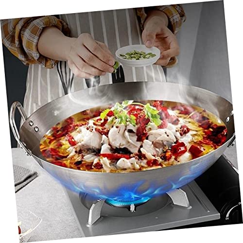 Olla wok de acero inoxidable con doble mango VICASKY miniatura 7