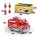 REMOKING DIY Assembly Fire Truck, Educational Playset with Power Drill, Realistic Sounds & Lights (3+)
