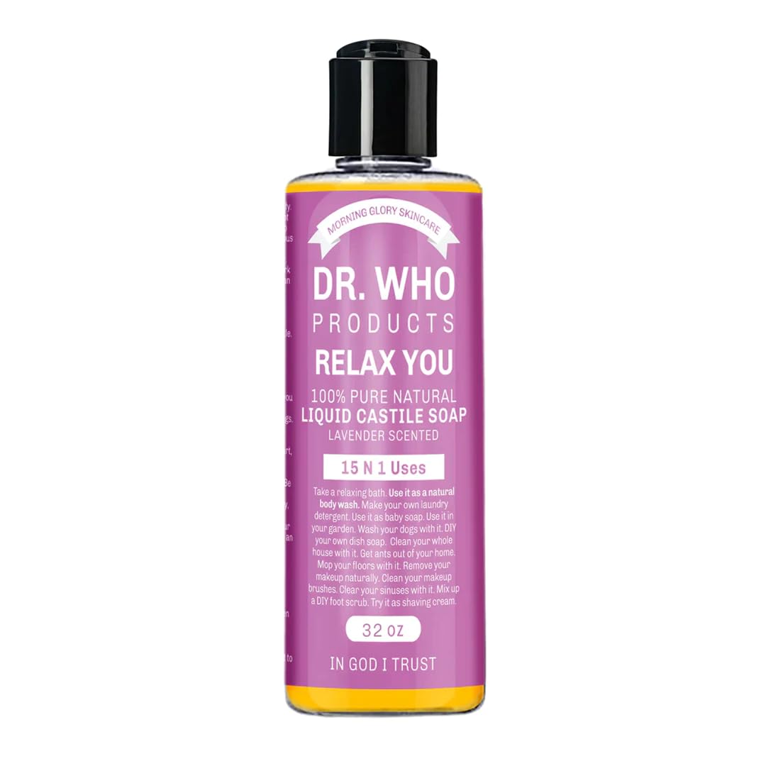 Liquid Castile Soap (32oz, Lavender)