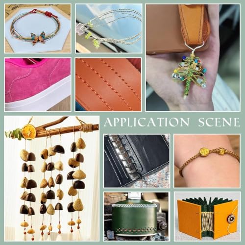 Hilo de 0,5 mm para tejer pulseras de macramé creativas y decorar jarrones boho en casa 6