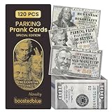 BOOSTEDBLUE Prank Parking Presidential Trio - Bad Parking Prank Cards Trio! Look Like Money from a Distance - 120 Qty - Leave Them Under Vehicle Wipers of Horrible A-Hole Drivers!