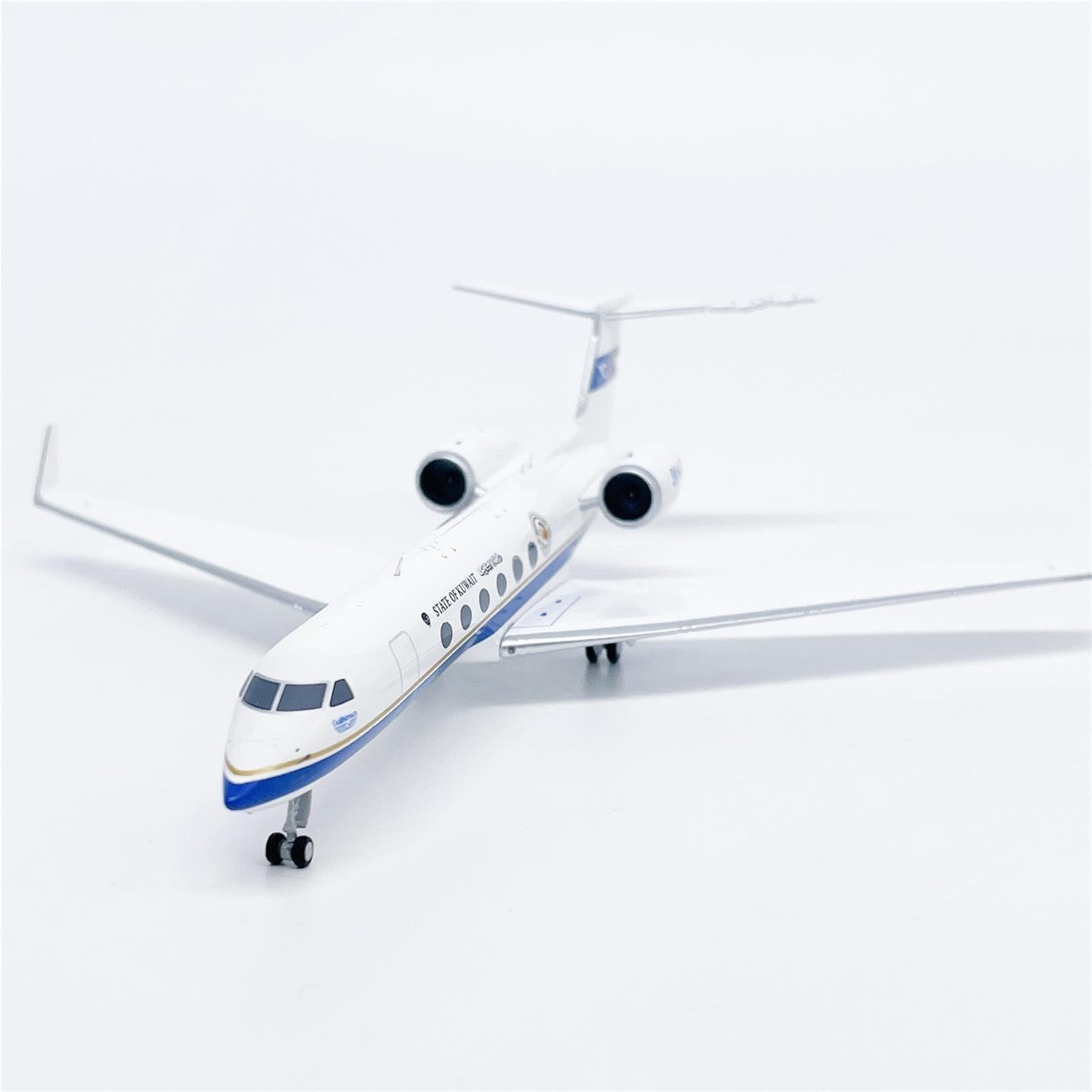 aerei a reazione Figurina in lega per aerei Kuwait Gulfstream GV 1:200 regali per piloti