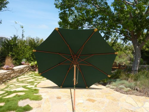 Formosa Covers 11 Foot 8 Ribs Replacement Umbrella Canopy For Outdoor Octagonal Market Patio (Canopy Only) (Hunter Green) #TOP1