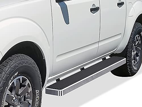 Estribos Tuxtreme acero inoxidable compatible Nissan Frontier
