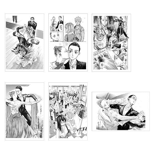 ボールルームへようこそ　原画展　複製原画【B4】7種セット ボールルームへようこそ 原画展 複製原画【B4】7種セット ボール