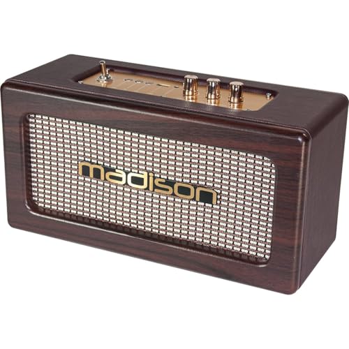 Madison Enceinte Vintage Autonome avec USB/Bluetooth 2x10W FREESOUND-Vintage-WD