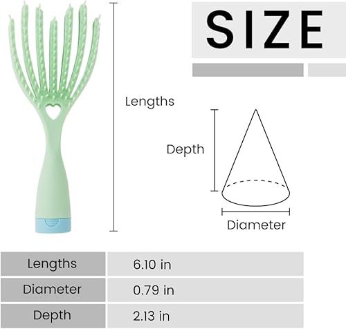 Miniatura 2 de Cepillo de viaje para el cabello, seguro para desviación oculta, cepillo de pelo real para objetos de valor, perfecto para el día de la madre, día