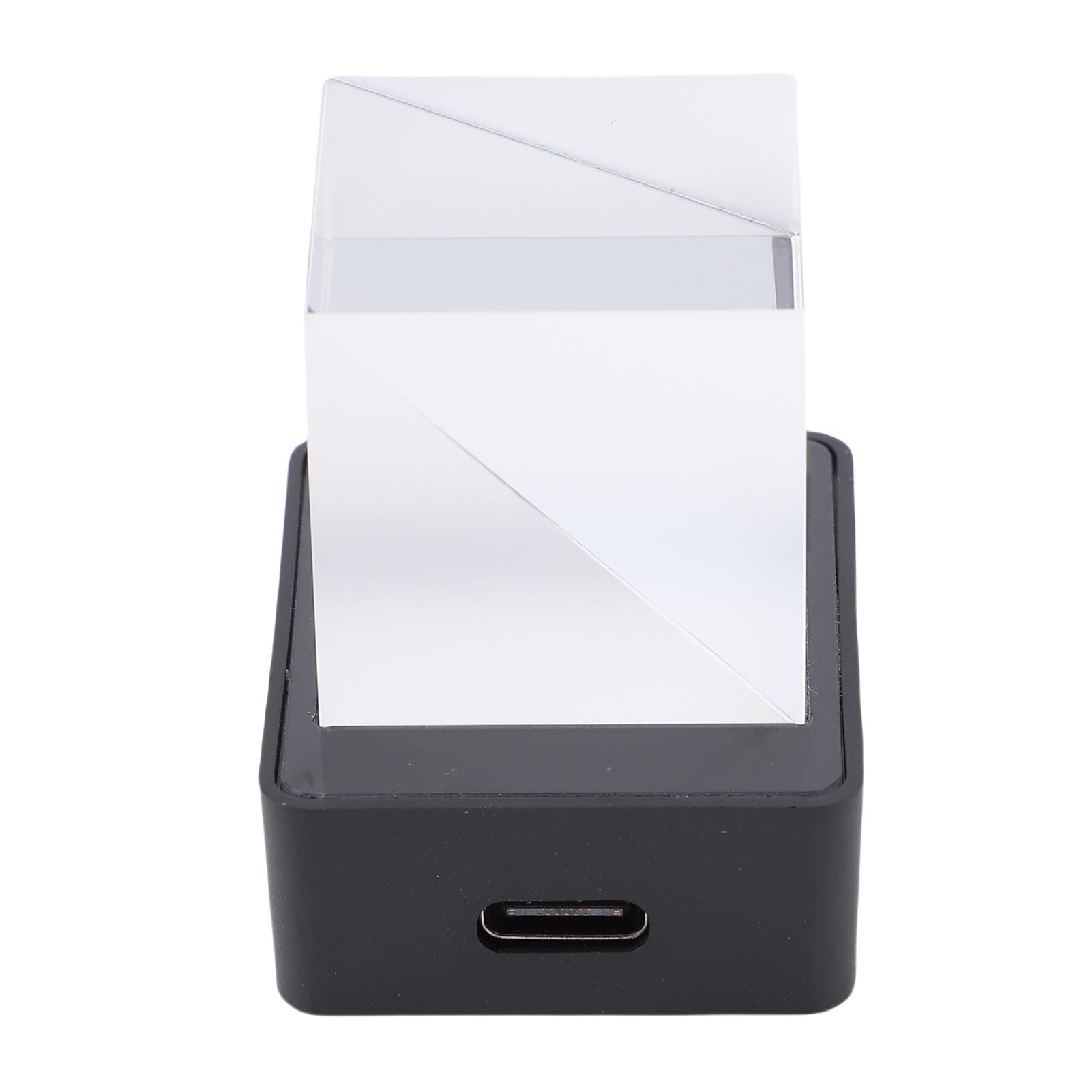 Luocute Proiettore Fotografico con Ologramma LED con Display 3D | con Libreria GIF per L'ufficio di Decorazioni per la Casa