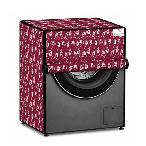 Image of Front Load Fully Automatic Washing Machine Cover for 8.5kg to 10kg | Waterproof & Dustproof Polyester Cover with Zip Closure | Suitable with Samsung, IFB, LG, Bosch & More (67 x 67 x 87 cm)