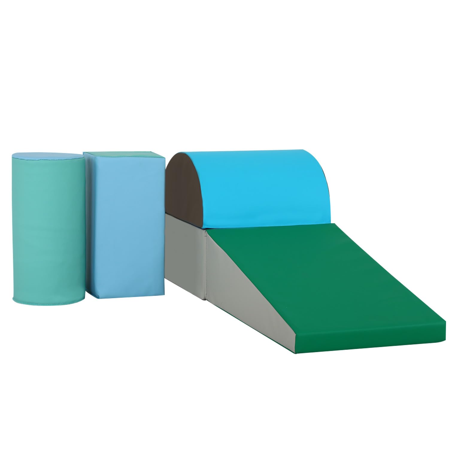 Climbing Toy Soft Foam Climbing Blocks Set Ages 1-3 Toddler Slide Climbing Toys Soft Play Set Climbing Set for Toddlers Soft Play Equipment for