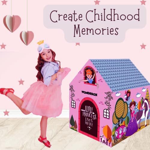 WONDRBOX Princess Unicorn Doll Play Tent - Image 6
