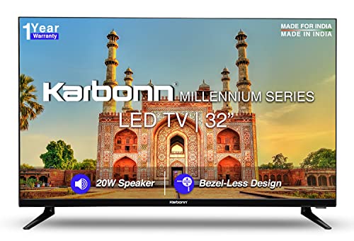 Image of Karbonn 80 cm (32 inches) Millennium Series HD Ready LED TV KJW32NSHDF (Phantom Black)