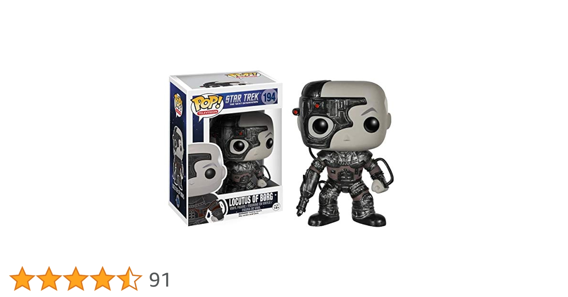 スタートレック　Locutus スタートレック Locutus of Borg ポップアップカード 匿名配送