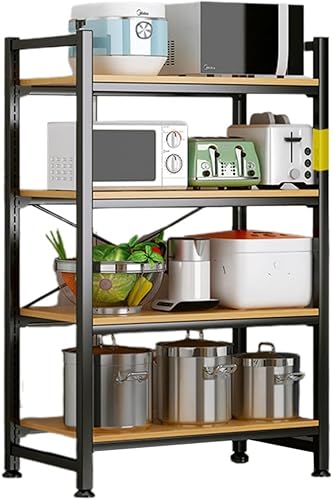 Miniatura 1 de Shelves Vintage Storage Rack with Open Shelves, 5 Tier Standing Bookshelf, load 110lbs Shelving Unit, for study, kitchen, living room, library,