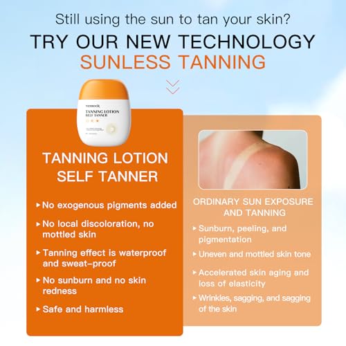 Image of Venrock Self Tanner Tanning Lotion - Natural DHA Formula, No Added Colorants - Travel - Friendly 30ml (1.01fl.oz) - Sunless Tanning Moisturizer for Fair to Medium Skin Tones (1 pack, 30ml)