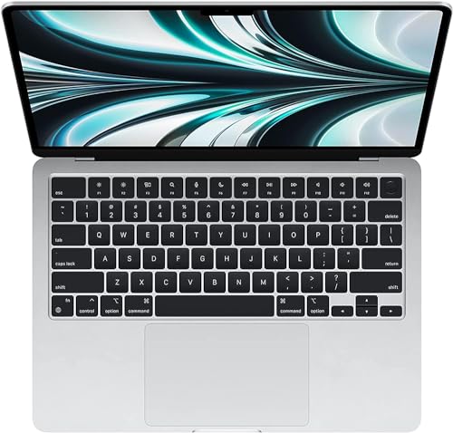 Image of 2022 Apple MacBook Air with Apple M2 Chip (13-inch, 8GB RAM, 1TB SSD Storage) (QWERTY English) Silver (Renewed)