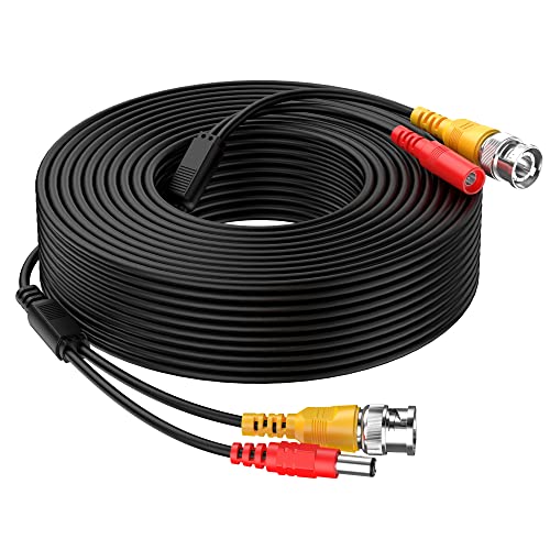 Cocar 20M/65FT Alimentazione Prolunga Cavo Video BNC CCTV All-in-One Prefabbricati, Cavo BNC...