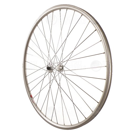 Sta Tru Silver Alloy Road Hub Front Wheel (700X25)