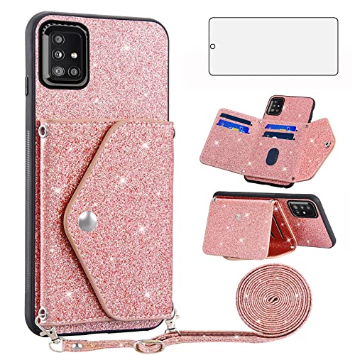 Coque Samsung A51 5G avec porte-carte et cordon pour vos sorties quotidiennes