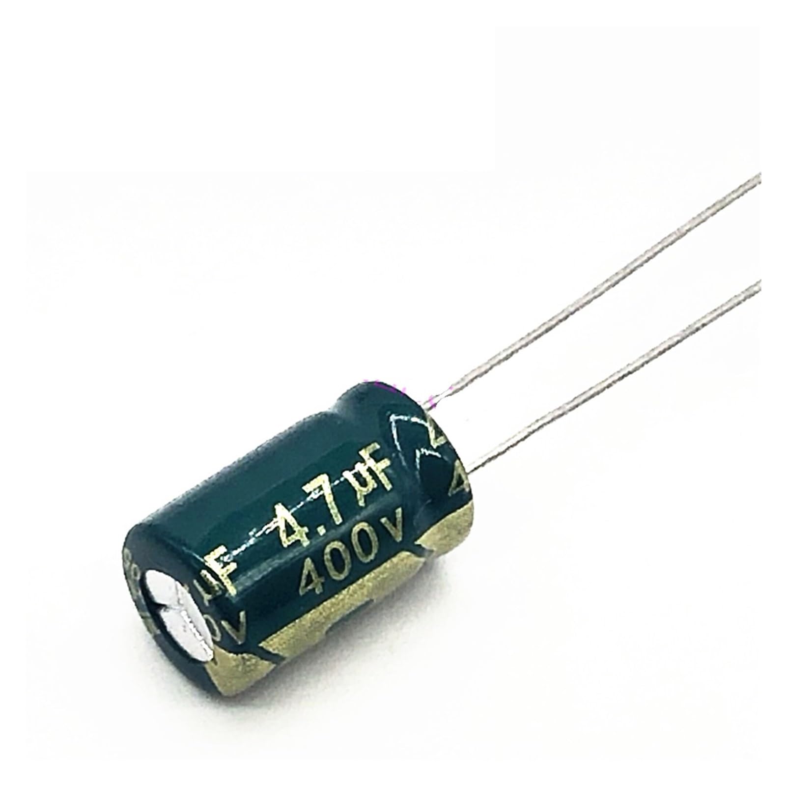 Condensateur électrolytique 400V 4.7UF lot de 10 pièces haute fréquence 8x12mm