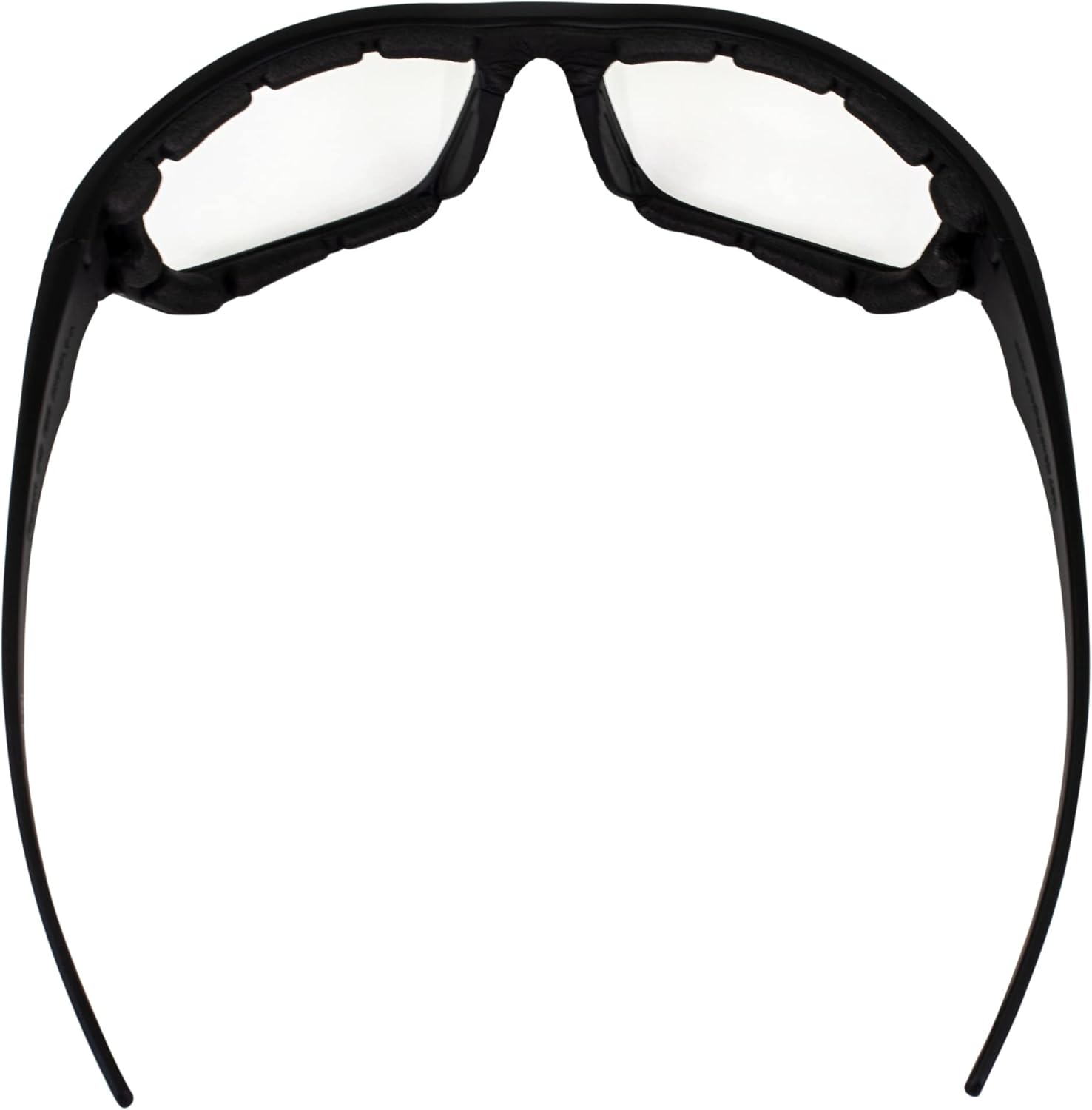 Epoch Eyewear Foam-3 Padded Motorcycle Sunglasses 2 Pair Black Frames with Smoke Lens & Clear Lenses - Image 4