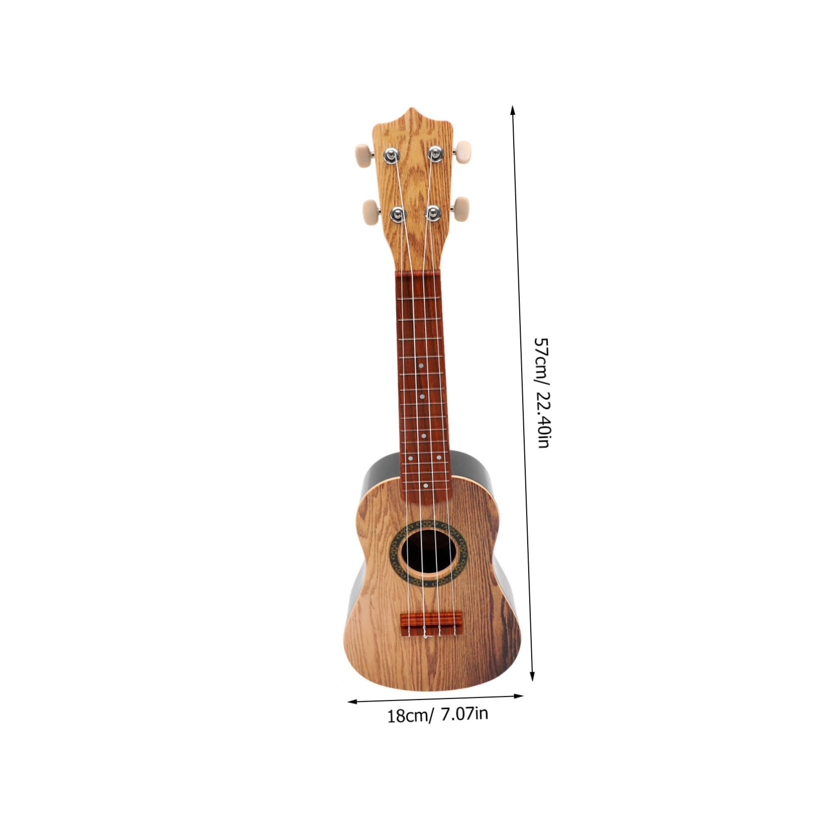 BESPORTBLE 1pieza Ukelele Soprano De Madera Principiantes Instrumento Musical Portable Para Educación Musical Infantil Para Desarrollar Coordinación y Ritmo
