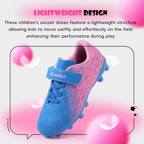 Kids Soccer Cleats Boys Girls Athletic Football Shoes for Unisex2
