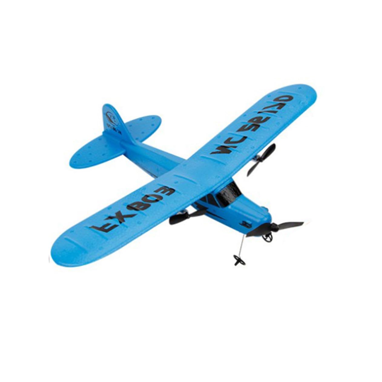 TOYANDONA Avión RC 2, 4 GHz Epp Modelo de Avión de Alas Fijas Azul
