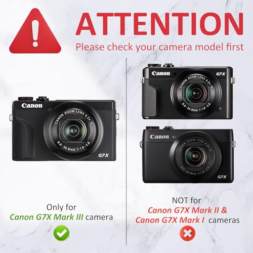 Funda de silicona para cámara Canon G7 X Mark III miniatura 2