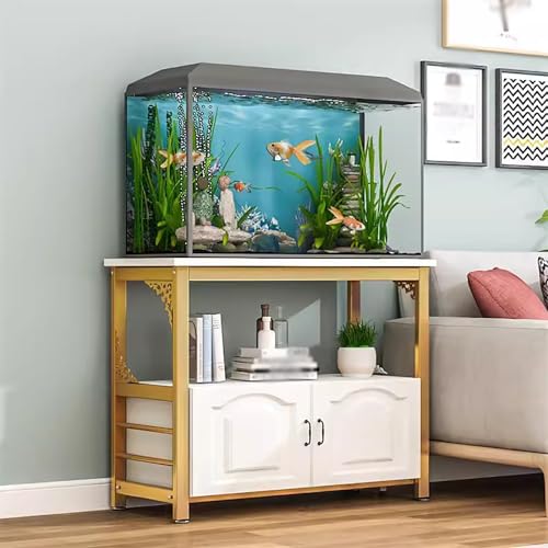Support pour aquarium de 10 à 30 gallons noir 50x30x70 cm