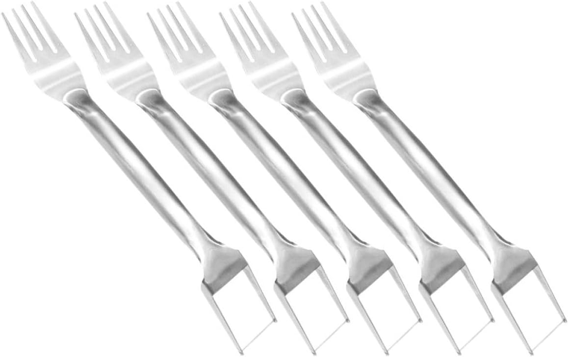 5pcs Stainless Steel Watermelon Fork Slicer Cutter Set