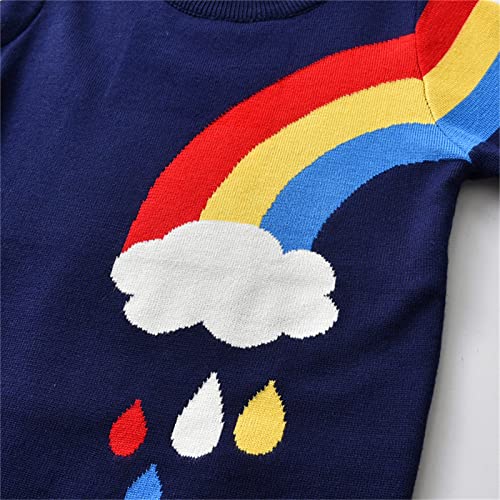 EnJoCho Kids Warm Sweater Toddler Kids Girls Boys Christmas Dinosaur Cartoon Sweater Casual Prints Knitted Long Sleeve Tops4