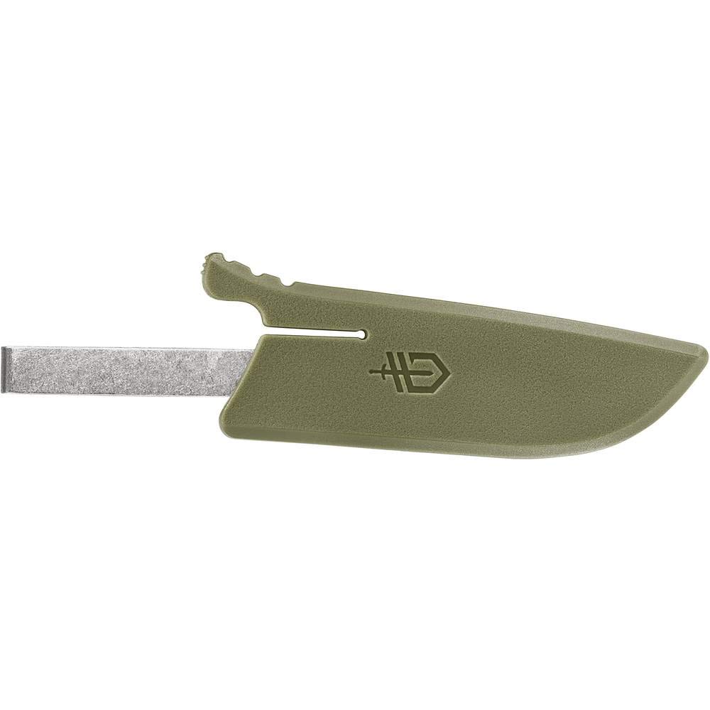 Gerber Outdoormesser mit Holster, Klingenlänge: 9,4 cm, Spine Fixed Blade Outdoor Knife, Grün, 31-003688