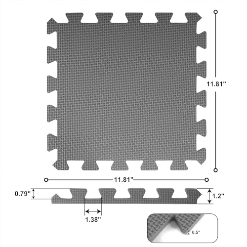 image for BalanceFrom Fitness 36 Tile Thick Non Slip Interlocking EVA Foam Kids 