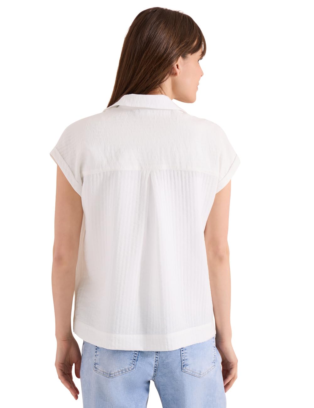 Cecil Dropped Shoulder Bluse mit Struktur
