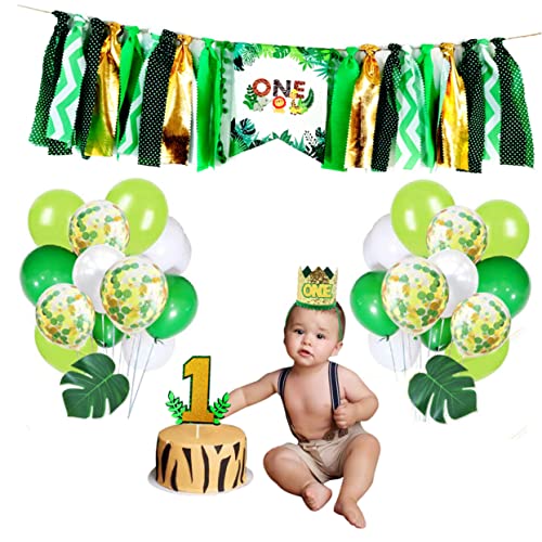 Ciieeo 1pc Birthday Decor Cartoon Printing Hanging Banners Burlap Banner Merry Birthday Banner Sign Shower Banner 1st Glitter Ornaments Animal Child Happy Birthday