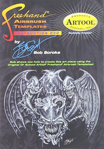 Artool Freehand Airbrush Templates Instructional DVD by Bob Soroka 45 minutes by Iwata-Medea