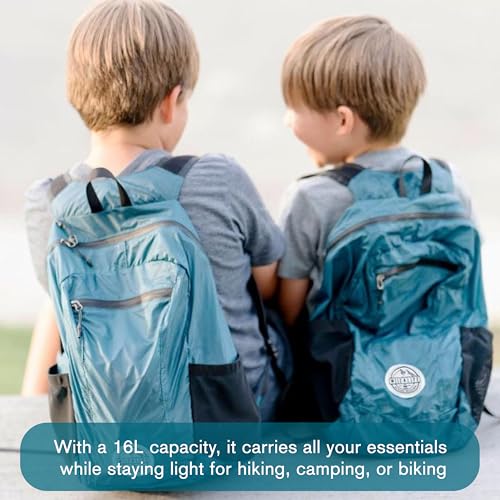 Mochila Ultraligera Plegable 16L para Senderismo y Viaje miniatura 3