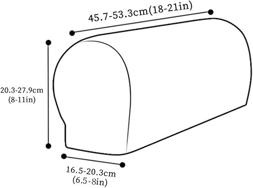 Miniatura 5 de BAGASI Fundas para reposabrazos de sofá, protectores antideslizantes para reposabrazos de sofá, fundas de tela elástica para sillón reclinable,