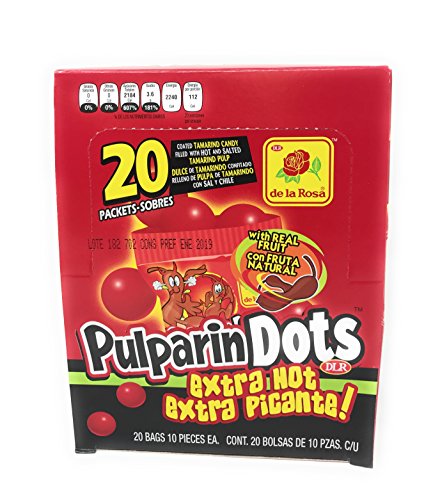 PulparinDots Extra Hot Tamarind Flavor 20 Pieces
