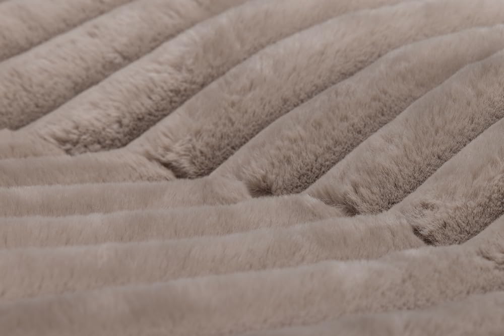Designed by Lotte Reza, Hundekissen, Rund, Beige, 80x80x20 cm