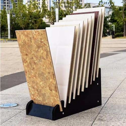 Soporte de exhibición de baldosas cerámicas vertical para muestras en ferias 4