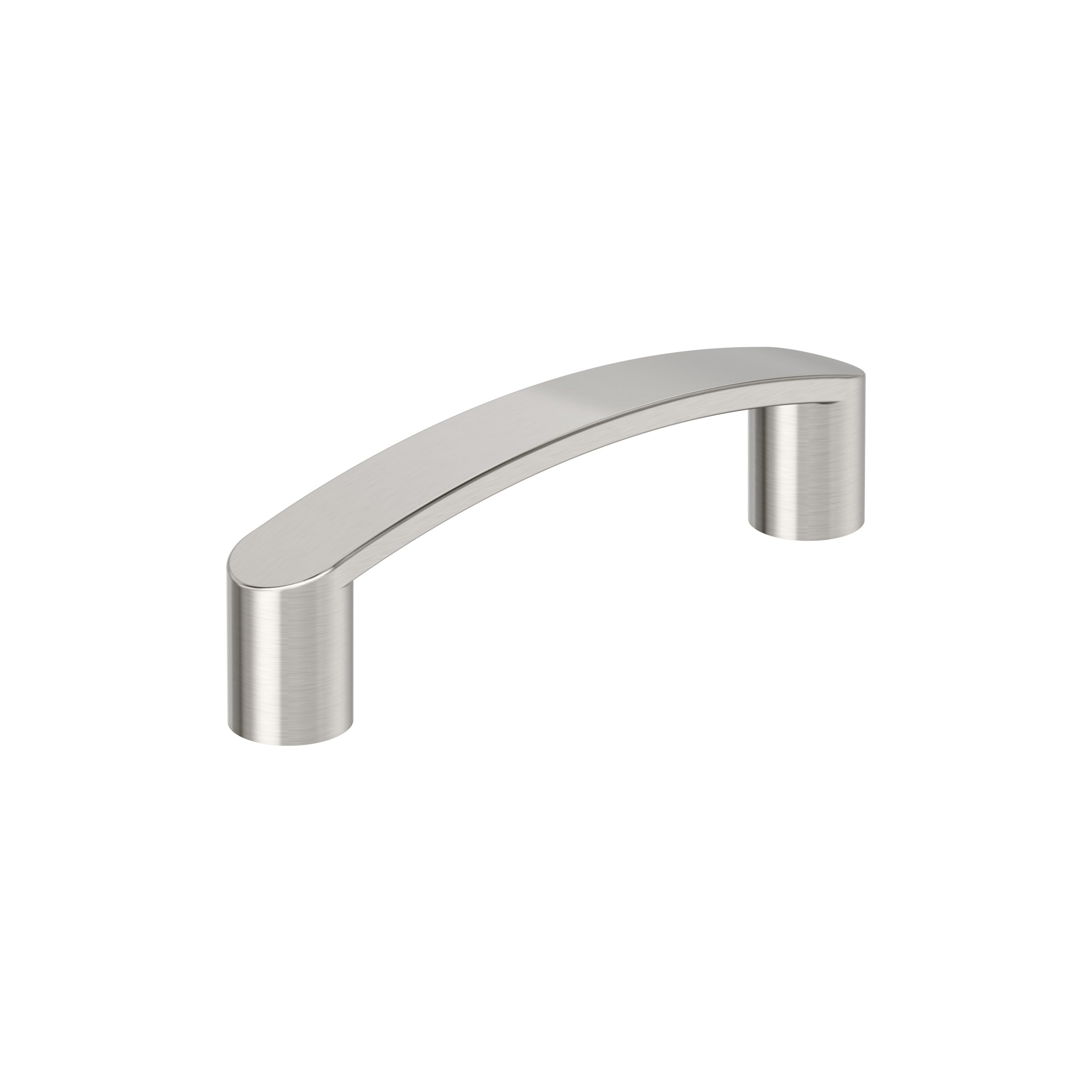 Amerock Rift 3 inch (76mm) Center-to-Center Satin Nickel Cabinet Pull, BP36898G10