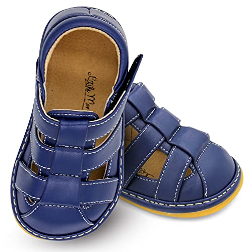 Little Maes Boutiqueclosed Toe Squeaky Sandals For Toddler Boys