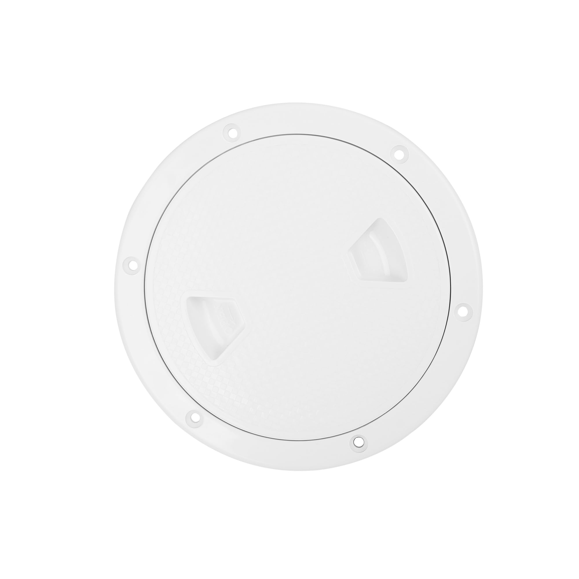 Partuto 4" Boat White Circular Inspection Hatch Deck with Detachable Cover Replacement